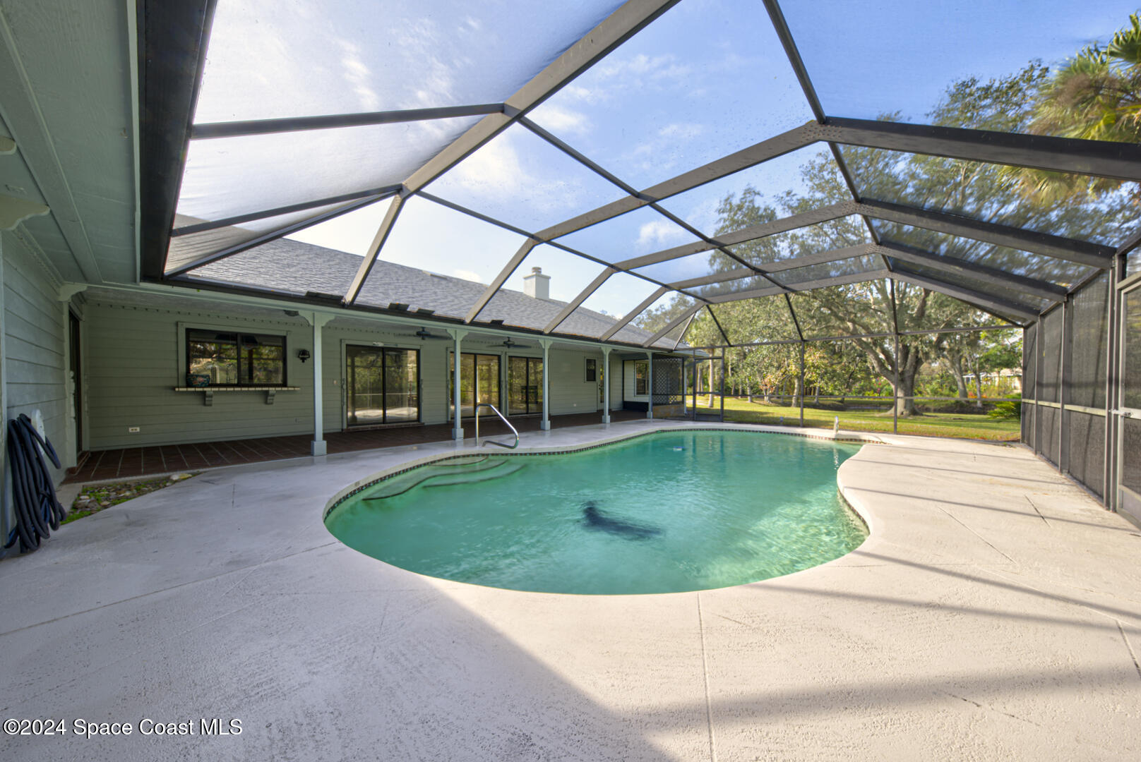 4050 Quail Path Road Cocoa, FL 32926 - Photo 46 of 60 screened-in pool