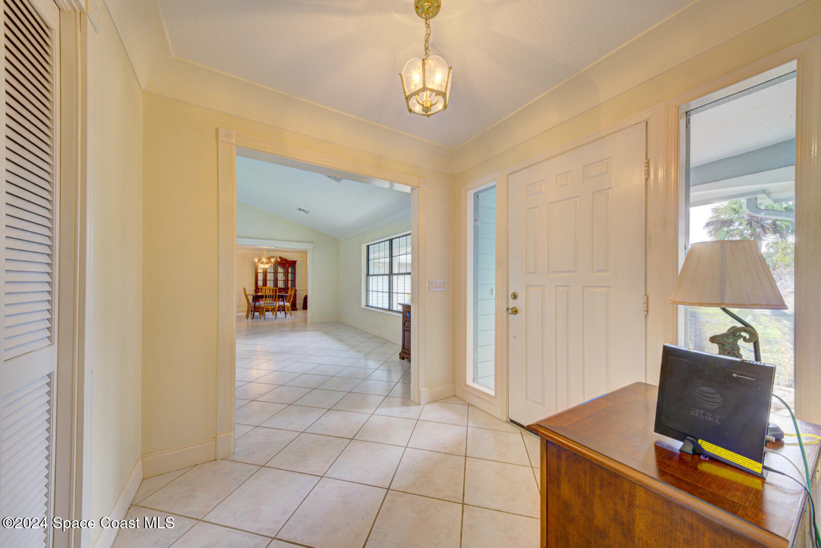 4050 Quail Path Road Cocoa, FL 32926 - Photo 8 of 60 foyer with tile floor