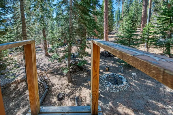 a view of a wooden fence