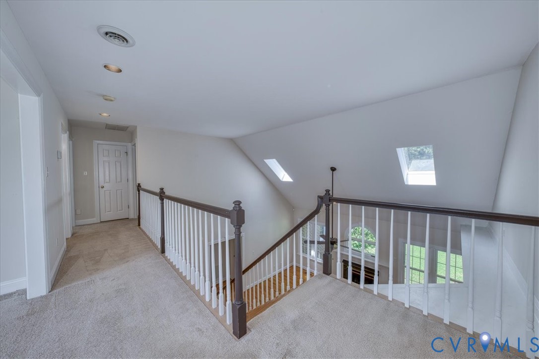1813 Gildenborough Court Midlothian, VA 23113 - Photo 22 of 46 a view of staircase with railing and a rug
