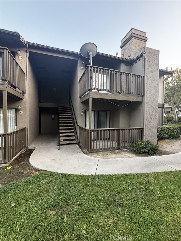a view of a house with a porch