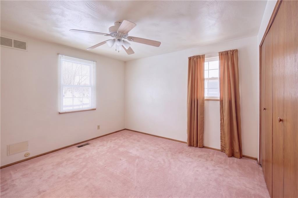 151 Stone Quarry Road Aliquippa, PA 15001 - Photo 21 of 26 3rd bedroom at the top front corner of the home