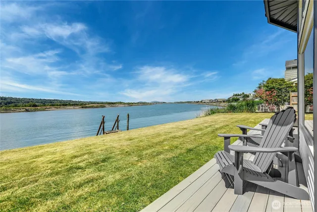 a view of an ocean from a balcony