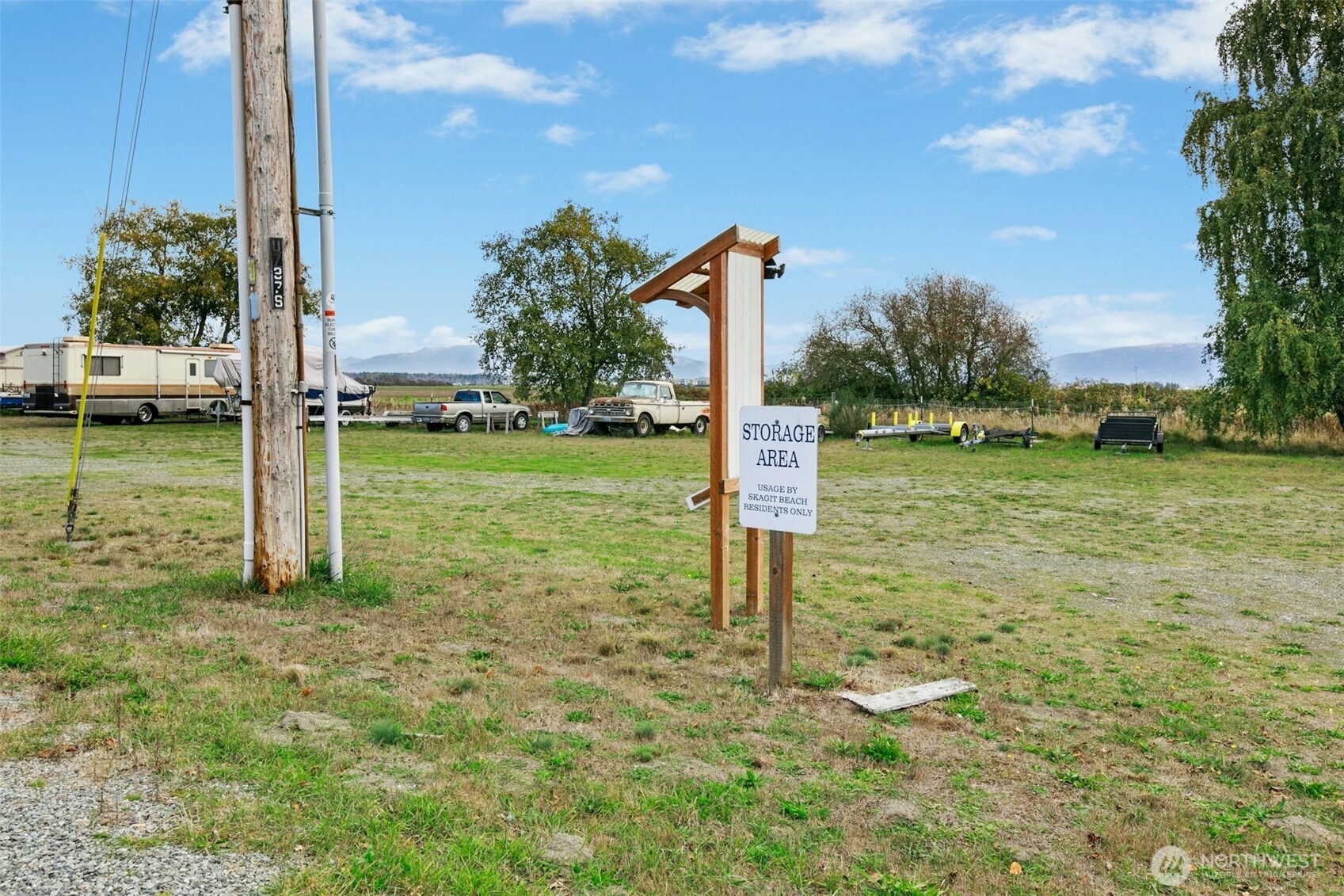 14938 Channel Lane La Conner, WA 98257 - Photo 31 of 40 a fire hydrant in the middle of a field