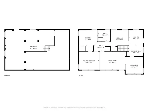 a picture of floor plan