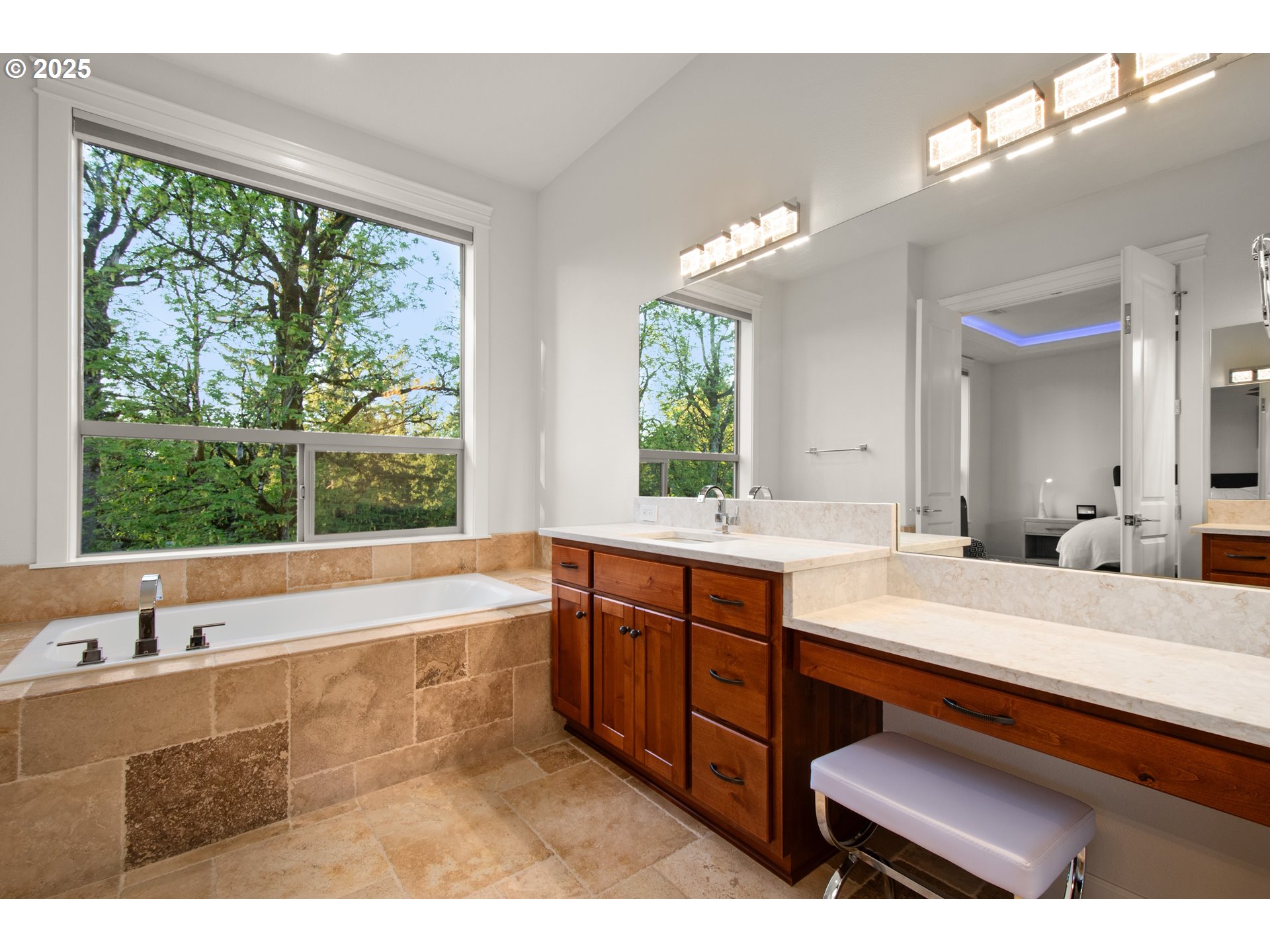 2215 Northwest 17th Avenue Camas, WA 98607 - Photo 26 of 48 a bathroom with a sink double vanity and a bathtub