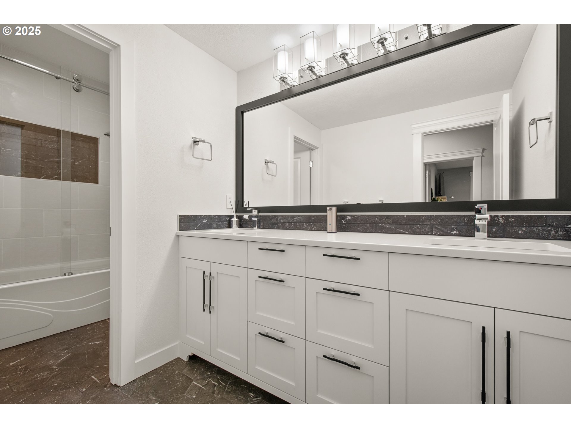 2215 Northwest 17th Avenue Camas, WA 98607 - Photo 37 of 48 a bathroom with a sink and a mirror