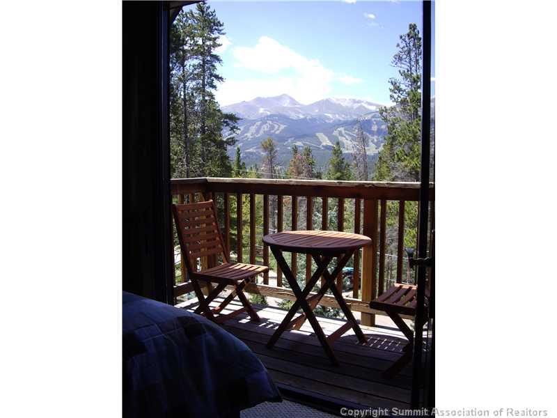 79 Bearing Tree Road Breckenridge, CO 80424 - Photo 8 of 25 a view of a balcony with furniture and a yard