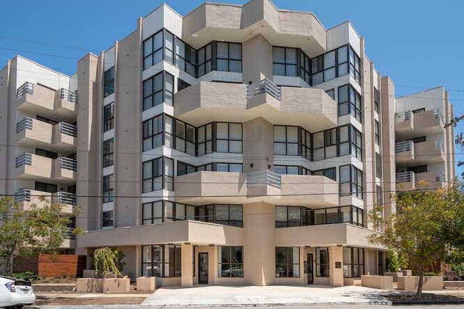 110 Park Road, Unit 108 Burlingame, CA 94010 - Photo 1 of 27 a front view of a multi story building