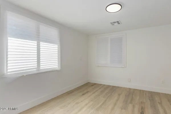 a view of a livingroom with a window