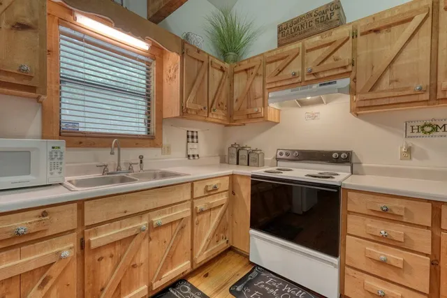 a bedroom with a bed and a walk in closet