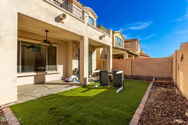 a front view of a house with swimming pool