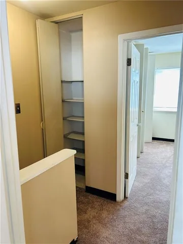 a view of an empty room