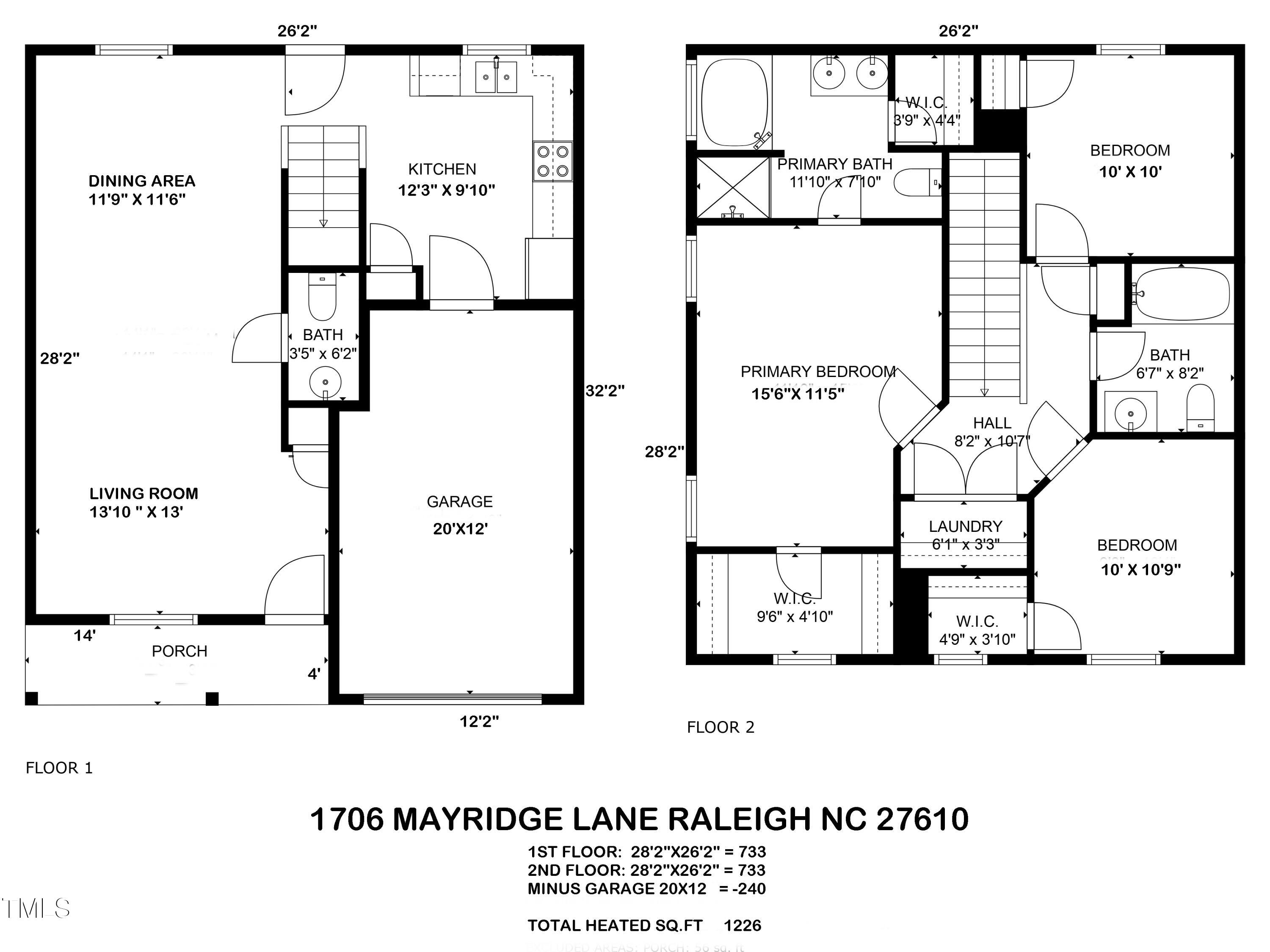 1706 Mayridge Lane Raleigh, NC 27610 - Photo 28 of 28 FLOORPLAN_1706_mayridge_lane_raleigh_wit