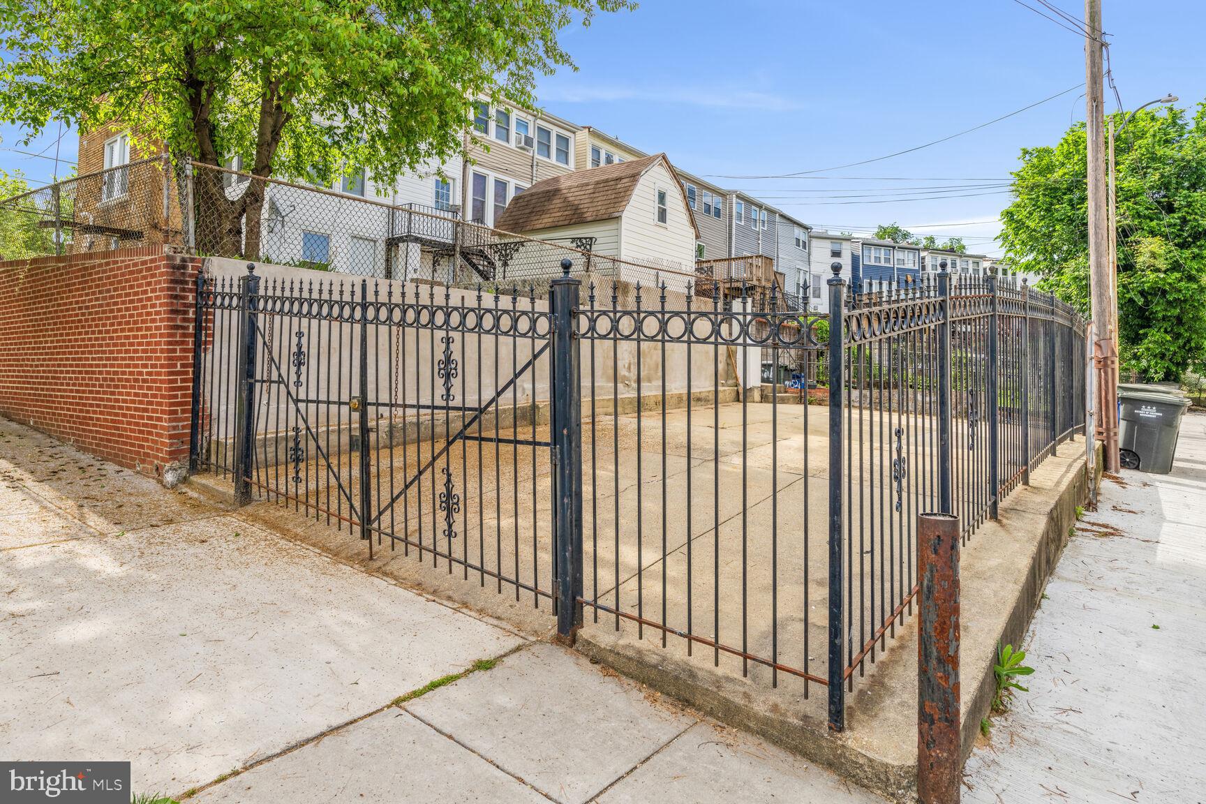 4528 4th Street Northwest Washington, DC 20011 - Photo 28 of 28 a view of a wrought iron fences in front of house