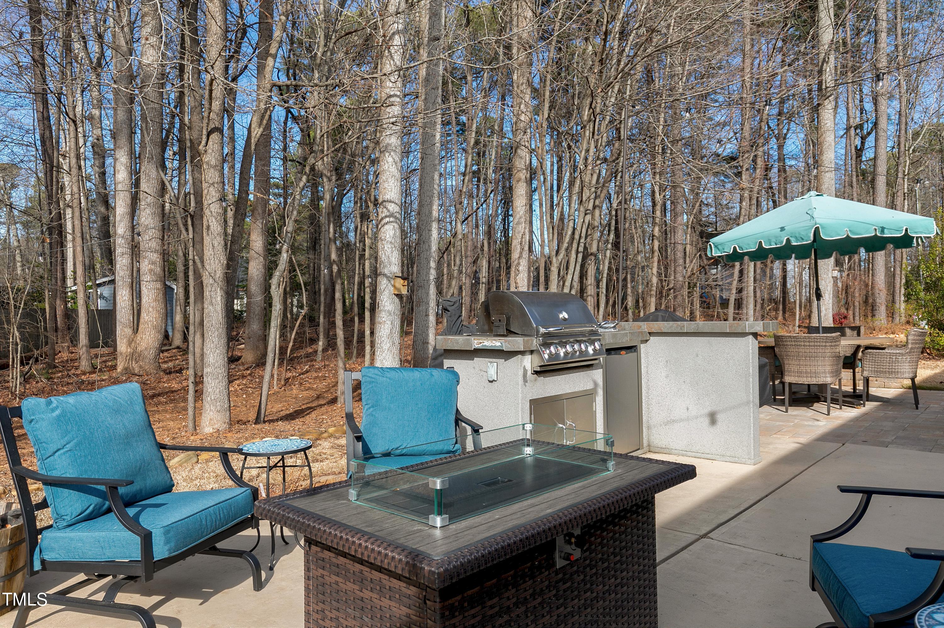 6115 Leesburg Lane Raleigh, NC 27617 - Photo 36 of 46 a view of a chairs and table in the patio