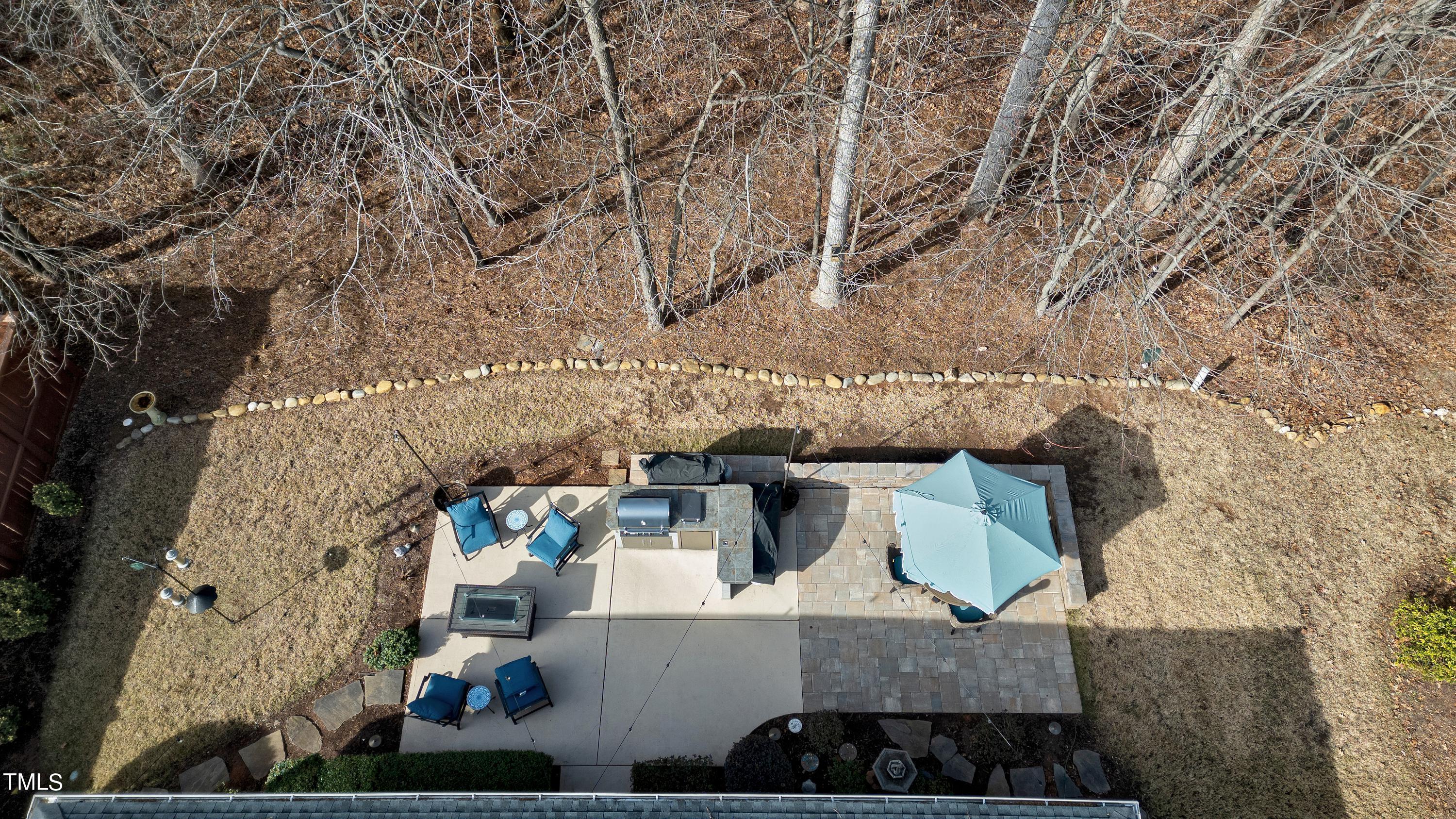 6115 Leesburg Lane Raleigh, NC 27617 - Photo 44 of 46 an aerial view of houses with outdoor space