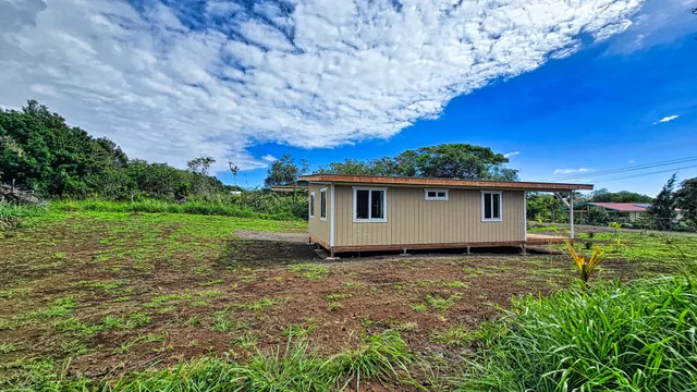 a view of door and trees