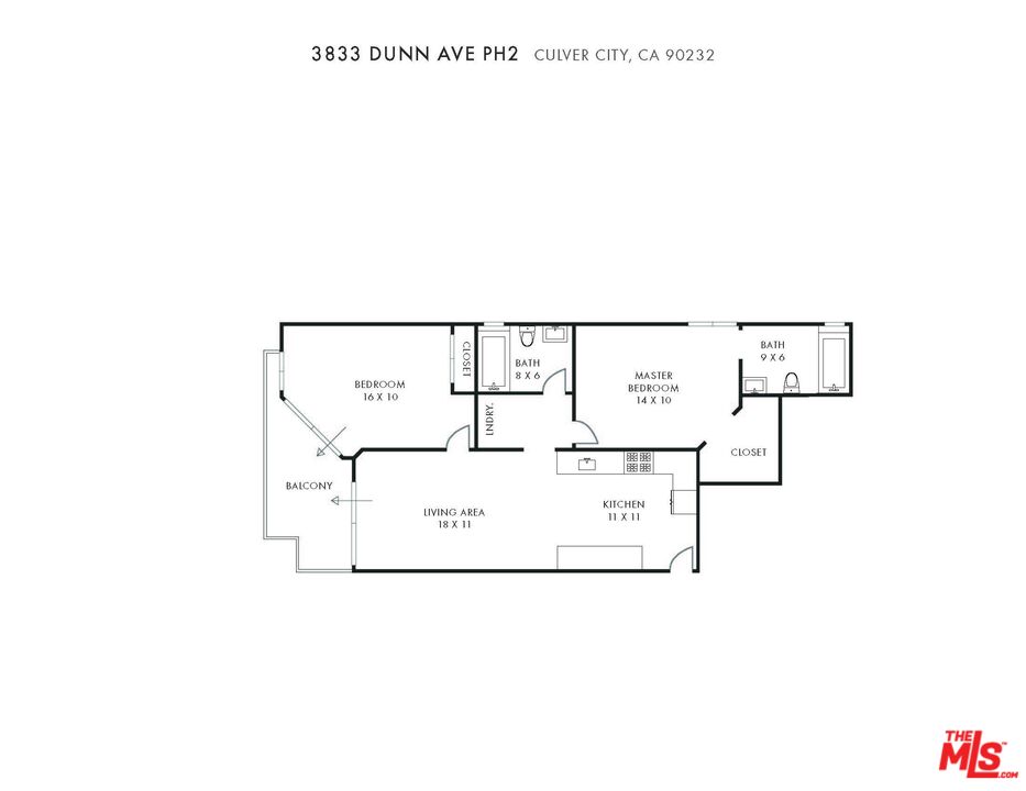 3833 Dunn Drive, Unit PH2 Culver City, CA 90232 - Photo 13 of 19 a picture of a bench in a white house