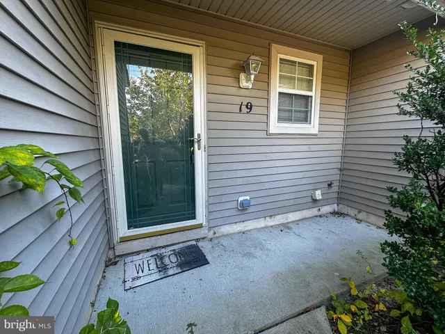 a view of a door of the house