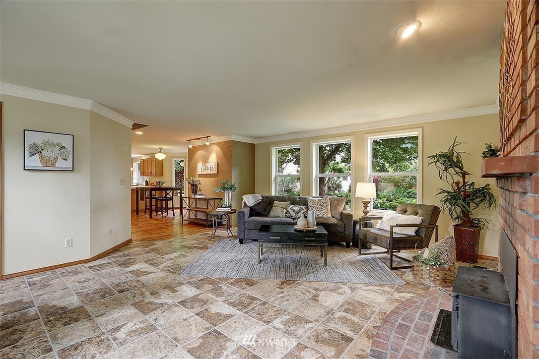 220 174th Street Southwest Bothell, WA 98012 - Photo 8 of 35 a living room with furniture large window and wooden floor