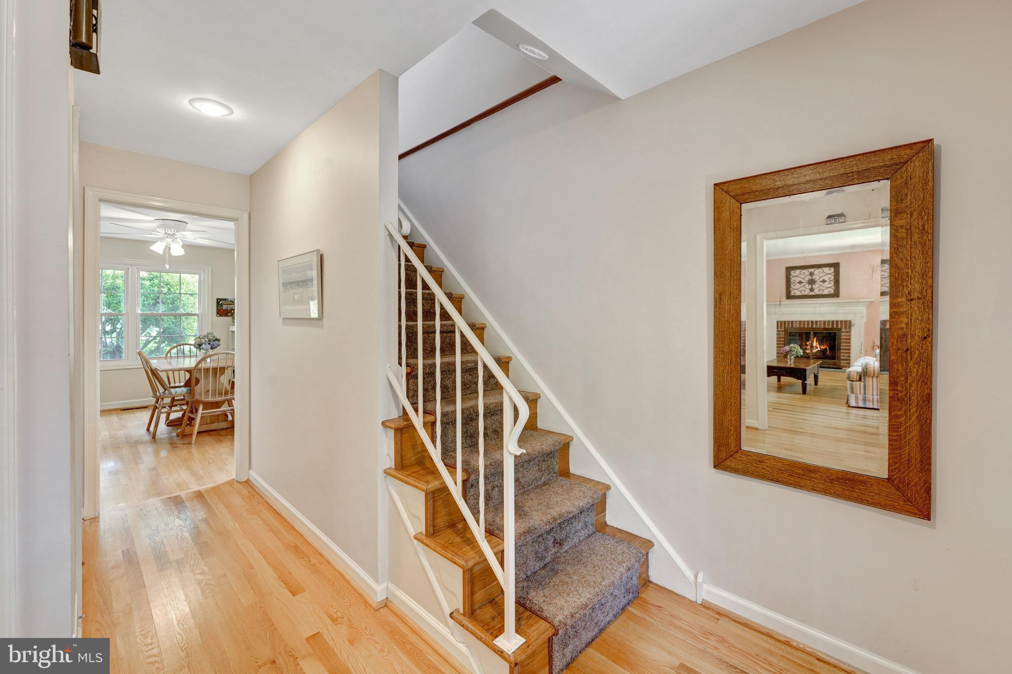 60 East Clearfield Road Havertown, PA 19083 - Photo 13 of 57 a view of entryway and hall with wooden floor