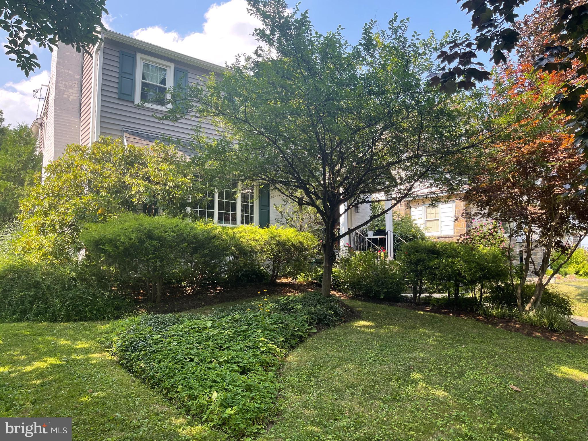 60 East Clearfield Road Havertown, PA 19083 - Photo 57 of 57 a view of a backyard with plants and large trees