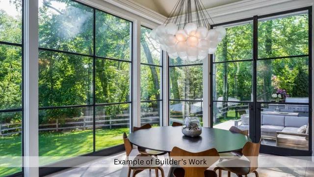 a view of a patio with table and chairs potted plants with sky view