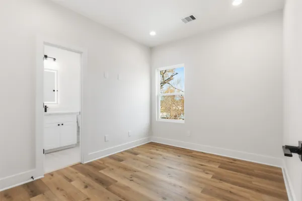 wooden floor in an empty room