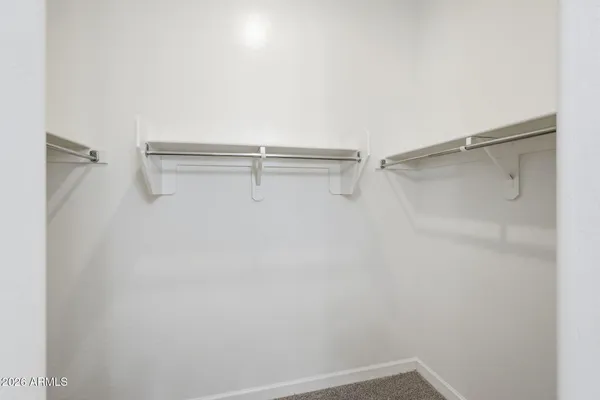 a close up view of racks on the wall