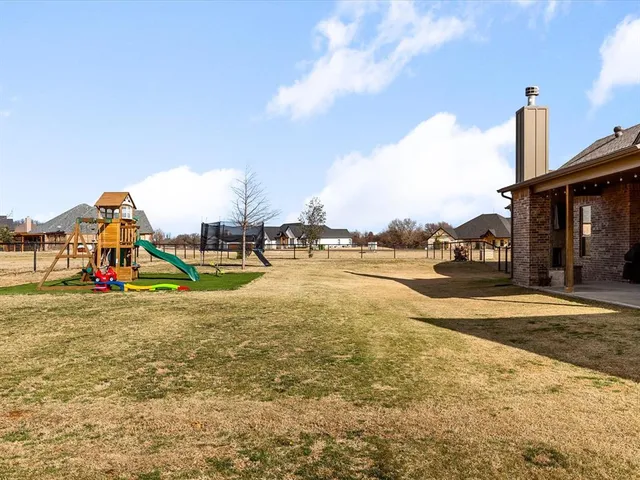 a view of outdoor space with garden