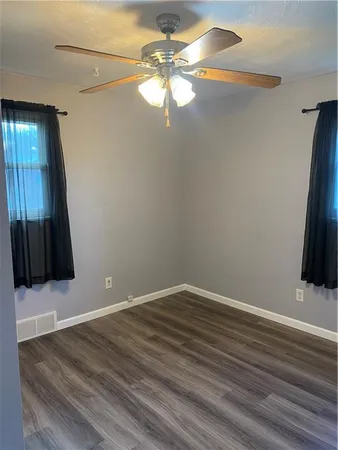 wooden floor in an empty room
