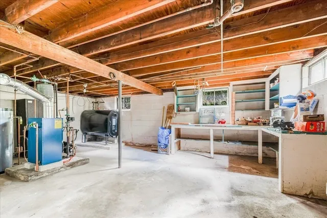 a view of storage and utility room