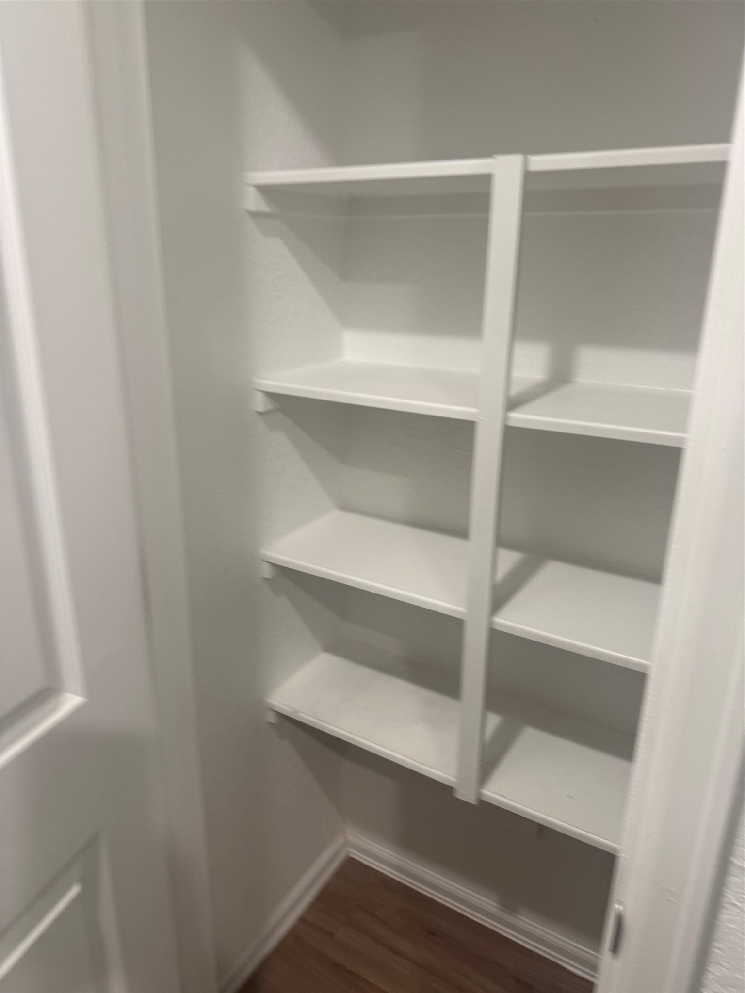 3202 Holly Stokes Way Conroe, TX 77301 - Photo 19 of 24 a view of walk in closet with empty racks