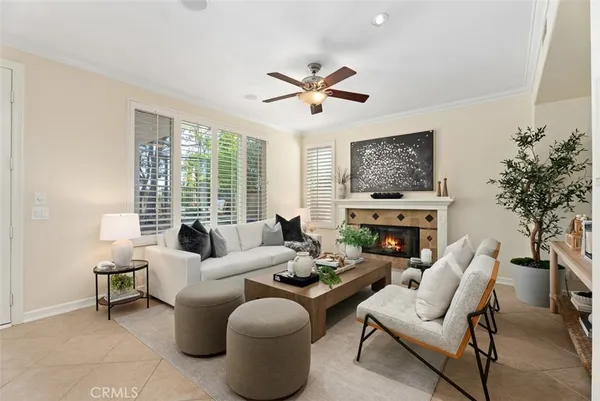 a view of balcony with seating space