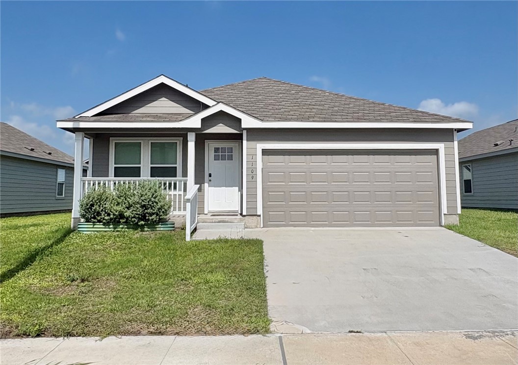 front view of house with a yard