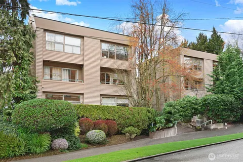 a front view of a multi story residential apartment building