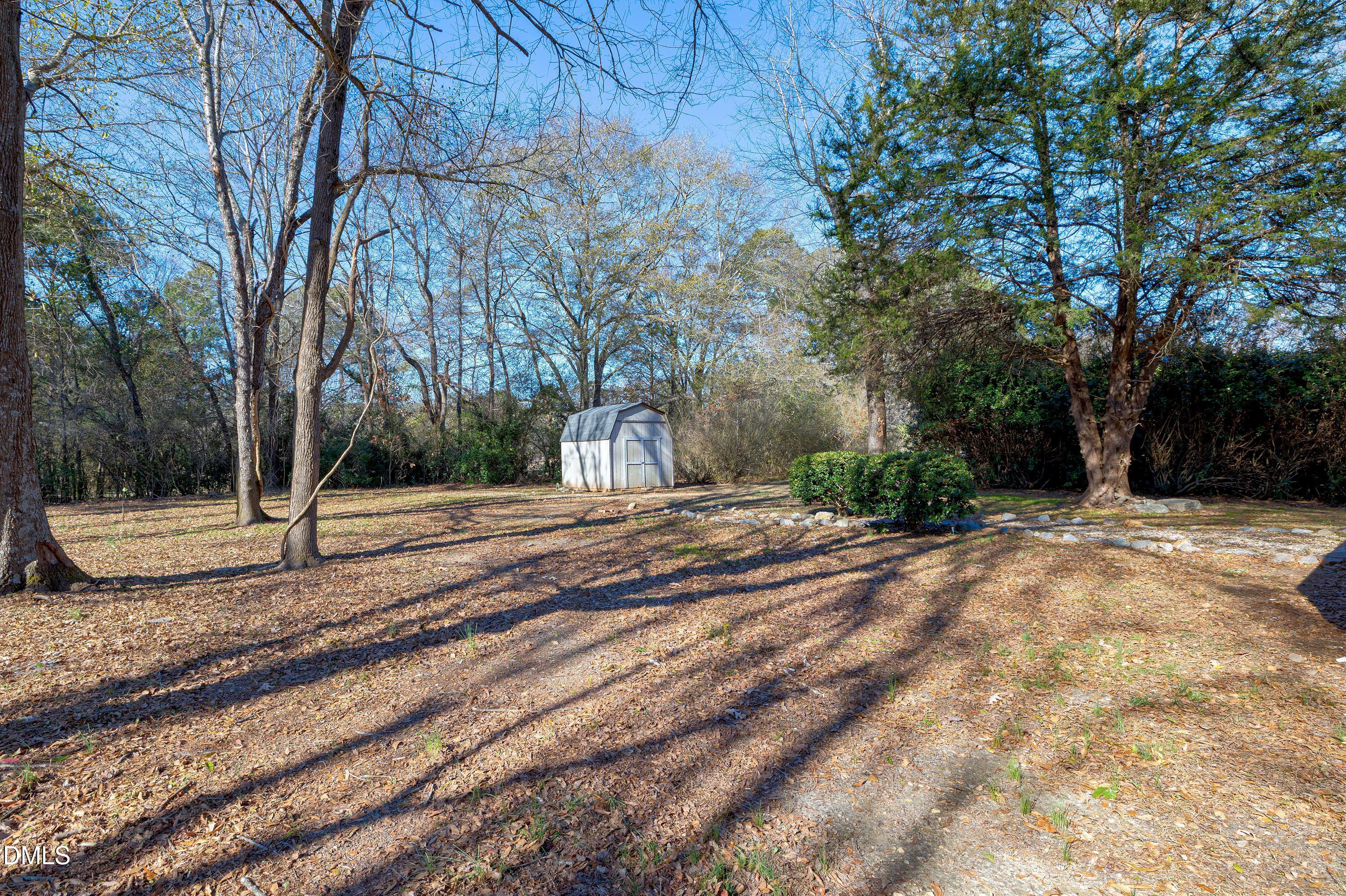 4100 Rockside Hills Drive Raleigh, NC 27603 - Photo 50 of 52 a view of a yard with a trees