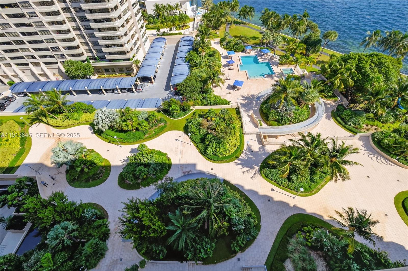 2 Grove Isle Drive, Unit B1505 Miami, FL 33133 - Photo 33 of 51 a view of a bunch of flowers and trees