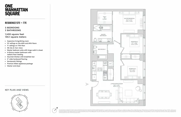 $2,855,000 | 252 South Street, Unit 76E | Two Bridges