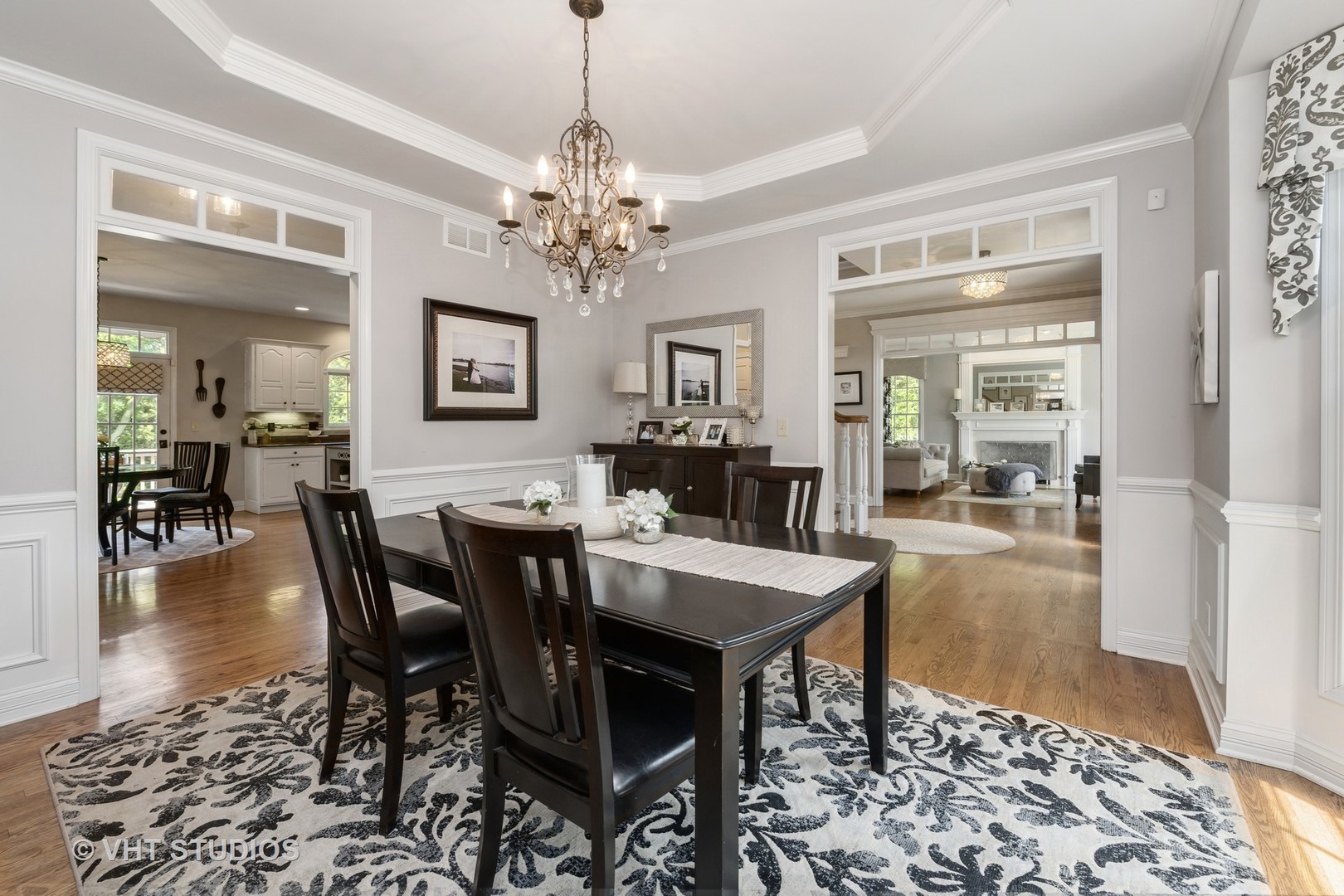 5609 Farmbrook Lane Crystal Lake, IL 60014 - Photo 5 of 35 a view of a dining room with furniture window and wooden floor