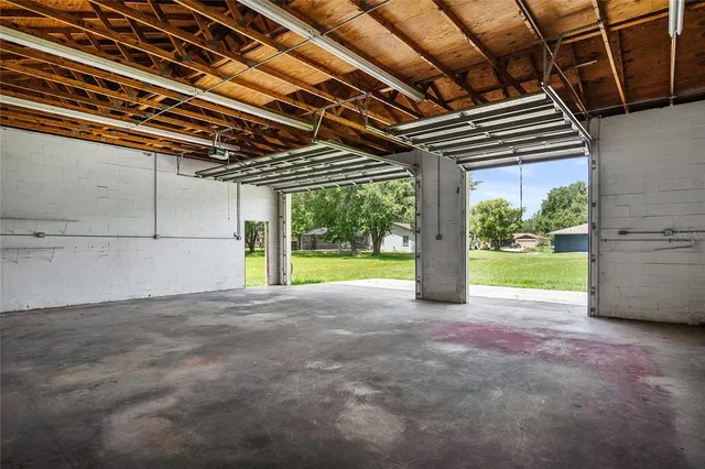 a view of a backyard of a house