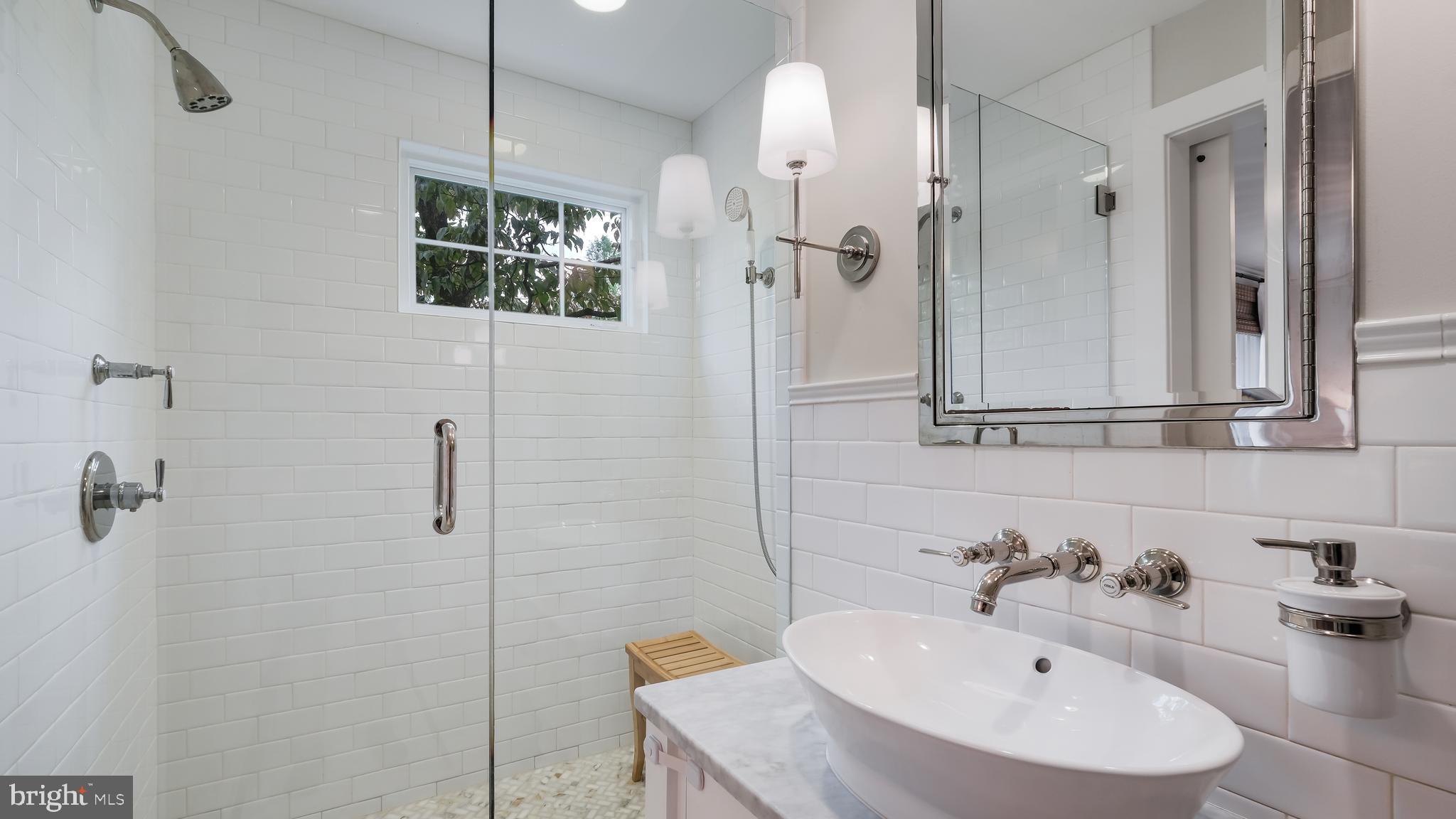 1049 George Road Jenkintown, PA 19046 - Photo 33 of 67 Spacious stall shower with clear glass door