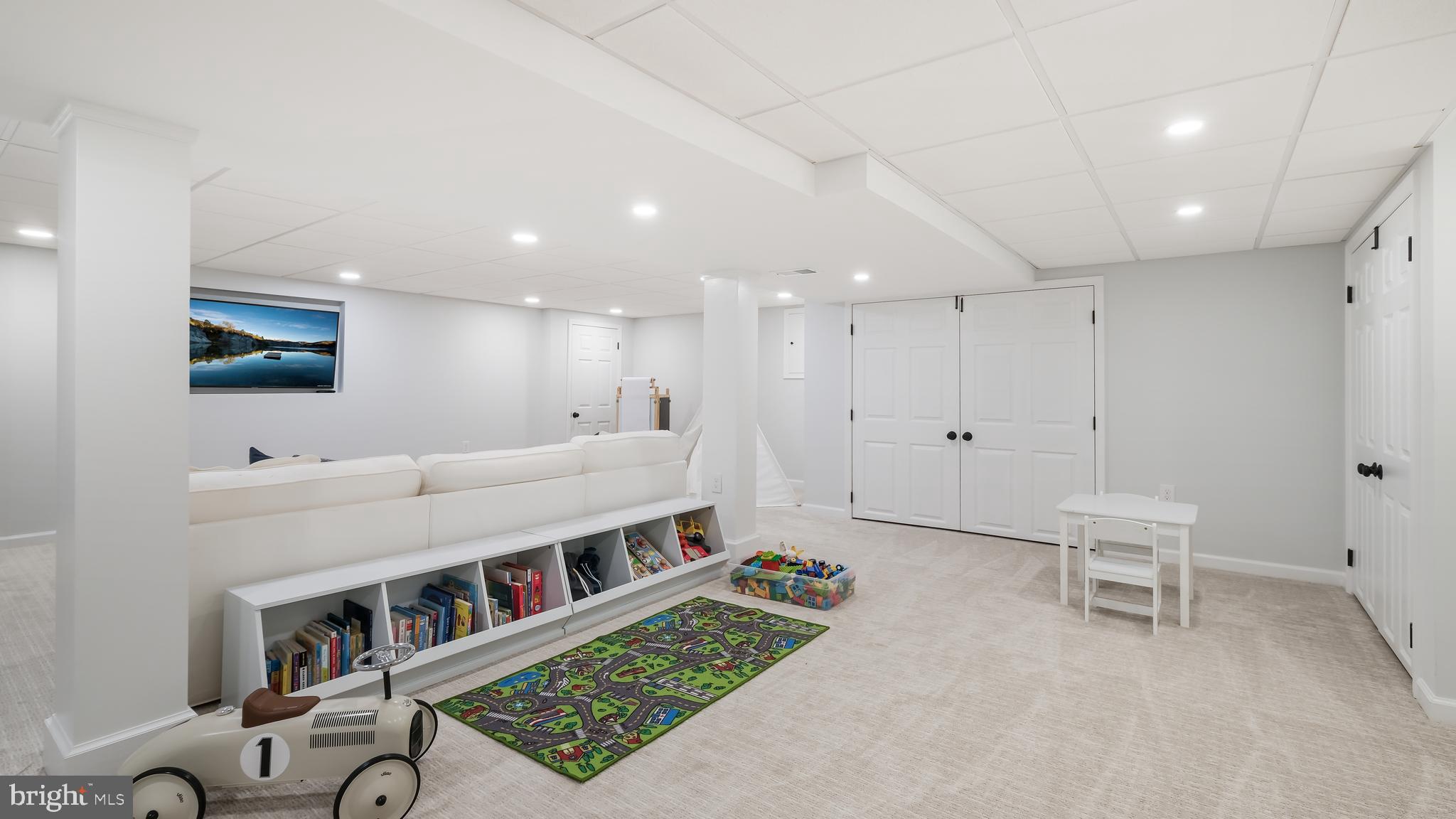 1049 George Road Jenkintown, PA 19046 - Photo 53 of 67 Finished basement with lots of recessed lighting