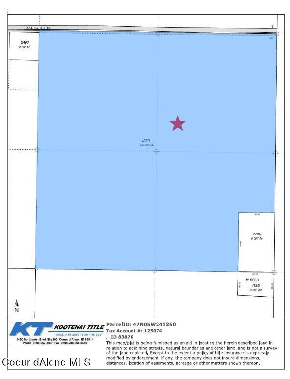 Nna West Rolling Hills Road Worley, ID 83876 - Photo 5 of 5 Plat