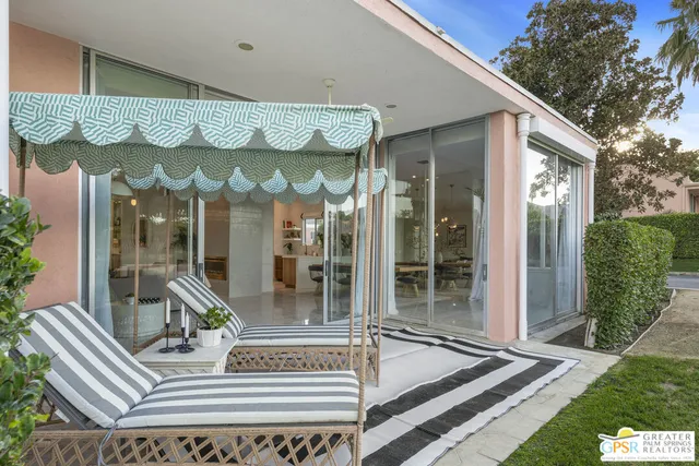 a view of a house with a outdoor space