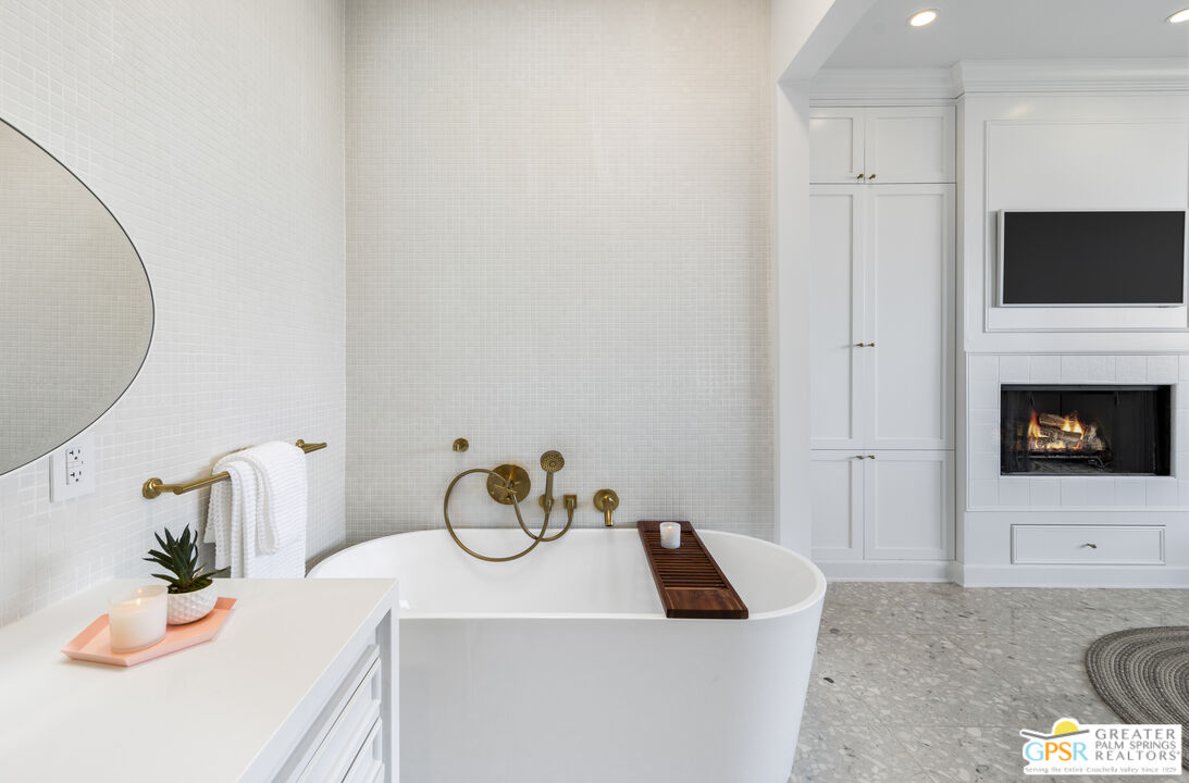 47420 Rabat Drive Palm Desert, CA 92260 - Photo 7 of 27 a bathroom with a sink and a mirror