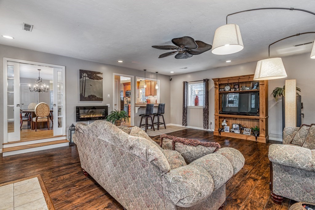 8 Brown Road Shirley, MA 01464 - Photo 4 of 42 a living room with furniture and a flat screen tv