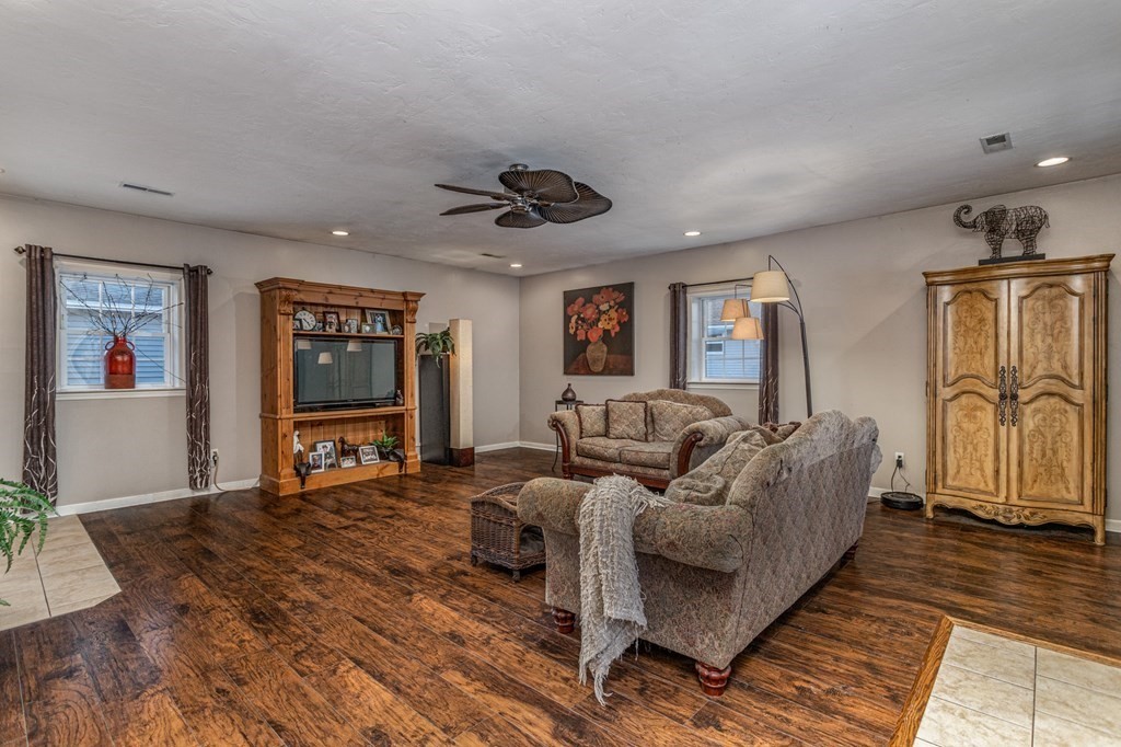 8 Brown Road Shirley, MA 01464 - Photo 7 of 42 a living room with furniture and a flat screen tv