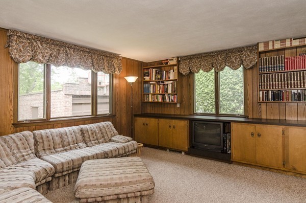 348 Russett Road Brookline, MA 02467 - Photo 7 of 18 a living room with furniture and windows